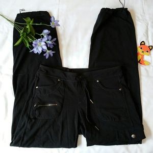 Athleta Black Bettona Pant With Cinch Ankle